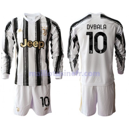 Maillot de Foot Juventus Paulo Dybala 10 Domicile 2020-21 Manches Longues - Enfant Maillot de Foot Juventus Paulo Dybala 10 Domicile 2020-21 Manches Longues - Enfant